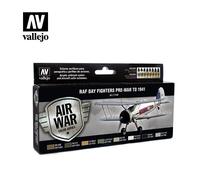AIRBRUSH PAINTS - VALLEJO MODEL AIR - RAF DAY FIGHTER PRE-WAR TO 1941 - 71149