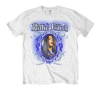 Airbrush Photo T Shirt Billie Eilish White M