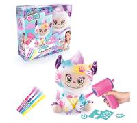 Airbrush Plush - Cutie Monster Kit | Airbrush Tool & 100+ Reusable Stencils