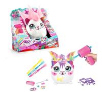 Airbrush Plush Hair'iffic Squish Pals | Decorate your own plush, wash off & repeat! | Long colourful hair to style, White