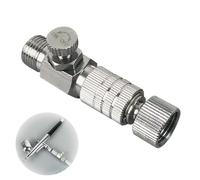 Airbrush Quick Disconnect Coupler Connection Fitting Adapter with Airbrush Airflow Adjustment Control Valve 1/8 inch