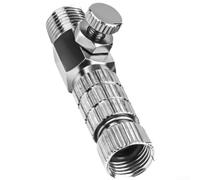 Airbrush Quick Release Adapter 1/8 Inch Metal Fitting(Silver)