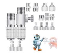 Airbrush Quick Release, Plug for Airbrush, Quick Connection Airbrush Fittings, Disconnect the Coupling of Copper Replacement Parts for Modeling