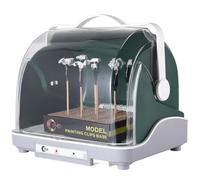 Airbrush Spray Booth Kit, 120W Electric Hobby Model Painting Dryer Booth with Cool Air Mode, Hobby Model Painting Dryer Booth， Water Filter Box & Transparent Dust Cover