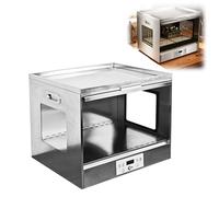 Airbrush Spray Booth Kit, Large Capacity Spray Paint Dryer, Quiet Drying Box with Touchscreen Timer, Odor Filter & Adjustable Temperature, Ideal for Model Painting, Airplane Crafts Painting