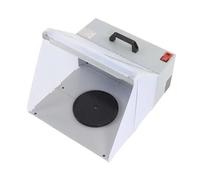 Airbrush Spray Booth Kit Portable Extractor Filter Environmental Friendly Folding with LED Light High-Density Spray Painting