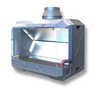 Airbrush Spray Booth Kit with Water Curtain and Brushless DC Pump, Energy Efficient Spray Booth for Craft DIY and Painting