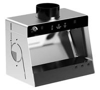 Airbrush Spray Booth, Portable 6000RPM Spray Paint Booth with Dual Filtration, Adjustable Wind Speed, LED Lights for Hobby Models and Crafts