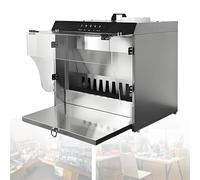 Airbrush Spray Booth with Waterfall and LED Lights, 6000k Professional Paint Booth Kit with Water Curtain and Filter Hose for Painting Projects