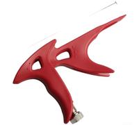 Airbrush Stand Holder with Secure Grip Handle for Model Painting Spray Tool Designed for Precision Airbrush Application (Red)