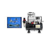 Airbrush Tank Compressor with 180K Double Action Professional Airbrush KIT
