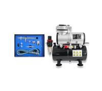 Airbrush Tank Compressor with 186K Double Action Professional Airbrush KIT