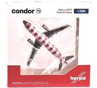 Airbus A320 Condor FlyPink Plane (Reg. D-AICS) 1:500 Herpa