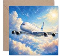 Airbus A380 Birthday Card, Soaring into Another Year