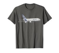 Airbus A380 jet airplane airline aviation pilot gift T-Shirt