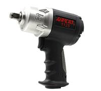 AirCat 1125 1/2-Inch Composite Impact Wrench - Heavy-Duty Pneumatic Tool - Composite Housing - 1,000 ft-lb Max Torque - Low Weight - Quiet Tuned Exhaust - Twin Hammer Mechanism