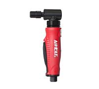 Aircat 6255 Right Angle Die Grinder, 0.4 HP, Quiet 82 dBA, 18,000 RPM | 0.4 HP Right Angle Die Grinder, 18,000 RPM, Feather Trigger, Steel Grade Bearings, Quiet 82 dBA, Compact and Light