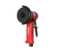 AIRCAT Pneumatic Tools 6525-A: .6 H 3-Inch in-Line Cut-Off Tool 18,000 RPM | Side-Mounted Wheel for Straight Cutting with Rear Exhaust That Directs Air Away from the User and Ergonomic Handle
