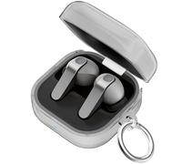Aircawin for Samsung Galaxy Buds 4 Pro Case/Galaxy Buds 4 Case Clear,Shockproof Clear Cover for Samsung Galaxy Buds 4/4 Pro,Soft TPU Skin with Keychain,Samsung Wireless Earphones Accessories-Black