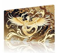 AIRCBC MTG Playmat 24" x 14" Stitched Edges and Smooth Rubber Surface Battle Board Game Mat with Free Storage Bag - Compatible with Magic the Gathering Playmat - Play MTG, YuGiOh, TCG