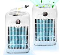 Aircillin 2-Pack Air Purifiers for Home Large Room Up to 908 Sq Ft Each One, HEPA Air Purifiers for Bedroom with Aromatherapy, HEPA Filter for Smoke, Pet Dander, 99.9% of 0.1 Microns Particles