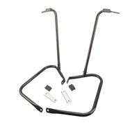 AIRCMT 97-08 Saddlebag Guard Bracket Support for Harley Touring Road King, Electra Glide,Ultra+Classic,Road Glide,Street Glide 1997-2009 (FLHR,FLHT,FLHTCU,FLTR,FLHX),Saddle Bag Protection