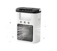 Airconditioning Portable Unit with 600ml Water Tank, Battery Duration 1-3h, Air Conditioning Cooling Fan 3 Speed Quiet Misting for Bedroom Room Outdoor Offices Desk Low Noise Humidifying