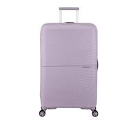 American Tourister Large trolley made of polypropylene, lightweight and durable with fixed lock with 3 digit combination with TSA function. It has 4 swivel wheels, top handle, approx, a646 stormy