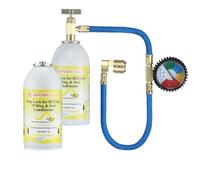 AirconTopup Car Aircon R1234yf Compatible Leak Sealer x2 with Filler Kit equivalent to 456g of R1234yf