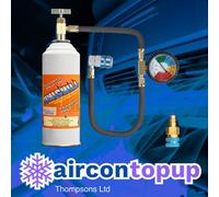 Aircontopup Car Aircon Regas Unichill Super Cold Diy Universal Refrigerant Complete Ac Regas Kit