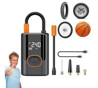 Aircore S1 Smart Portable Tire Inflator, 150 Psi Electric Bike Pump,Cordless Tyre Inflator Rechargeable with Digital Display,Tyre Inflator Air Compressor for Car,Bike,Motorbike,Ball (Wireless)