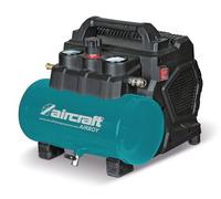 Aircraft Airboy Silence 221 of E (Oil-Free Compressor, Compact Design, with Motor Protection Switch, Intake Capacity Approx. 160 l/min, Output Power 1.1 kW, Compressor) 2000206