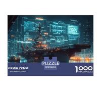 Aircraft Carrier 1000 Piece Jigsaw Puzzle for Adults Challenging for Challenging Family Activity Games Colorful for Home Decor Gifts 38x26cm/1000pcs