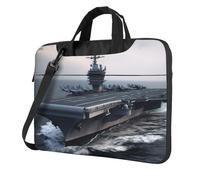 Aircraft Carrier Laptop Bag 13-15.6Inch, 360° Protective Laptop Sleeve Case Shockproof Messenger Shoulder Bag Waterproof Computer Case Carrying Cover Briefcases for Men Women