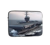 Aircraft Carrier Laptop Sleeve Bag 17 Inch Waterproof Shockproof Laptop Case Bag Lightweight Tablet Travel Cover Computer Skin Bag Tablet Carrying Case