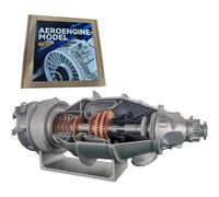 Aircraft Engine Model Kit, 3D Printing DIY Functional Aircraft PT6A Engine Model, 100PCS Aircraft Engine Model Educational Science Kits