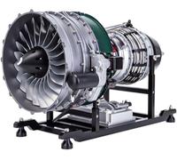 aircraft engine model Manual assembly of ,Engine Mechanical Aircraft Dual-Spool Turbofan Engine Model Kit That Run, Electric Assembly Engine, Educational Experiment Toy