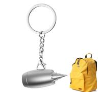 Aircraft Engine - Premium Metal Aviation-Inspired, Compact Size | Airplane Engine Model for Pilots, Attendants, Aircraft Turbine Motor Pendant Keyring Gift