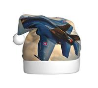 Aircraft Fighter Jets Christmas Hat Santa Hat Costume Accessory For Xmas New Year Holiday Party Headwear