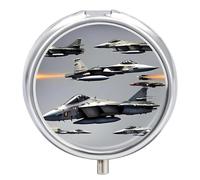 Aircraft Fighter Jets Pill Box Pill Case Pill Organizer Medicine Pill Organizer Weekly Pill Organizer Pill Holder Small Pill Case Pill Containers Pill Holder for Purse