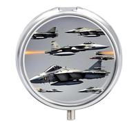 Aircraft Fighter Jets Pill Box Pill Case Pill Organizer Medicine Pill Organizer Weekly Pill Organizer Pill Holder Small Pill Case Pill Containers Pill Holder for Purse