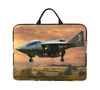 Aircraft Fighter Jets Print 14in Laptop Case Notebook Cover For School Office Travel Portable Computer Bag