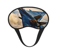 Aircraft Fighter Jets Print Adjustable Eye Cover for Sleeping, Comfortable, Pressure-Free and Breathable Sleeping Masks