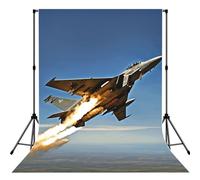 Aircraft Fighter Jets Print Backdrop For Photoshoot, Photo Backdrop Background Curtain For Photography Portraits(No Stand)