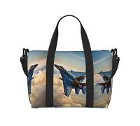 Aircraft Fighter Jets Print Carry On Overnight Bag,Travel Duffel Bag,Personal Item Bag,for Travel, Gym Sports Weekender