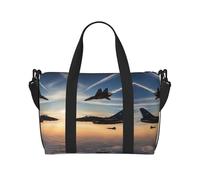 Aircraft Fighter Jets Print Carry On Overnight Bag,Travel Duffel Bag,Personal Item Bag,for Travel, Gym Sports Weekender