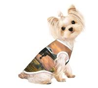 Aircraft Fighter Jets Print Dog Shirt Summer Lightweight Pet T Shirts Soft Breathable Stretchy Cats Dogs Tee Shirt