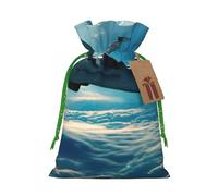 Aircraft Fighter Jets Print Drawstring Bags,Snack Bags,Storage Bags For Gift Wrapping,Party Decorations