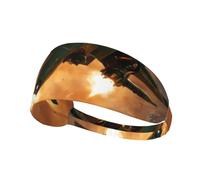 Aircraft Fighter Jets Print Elastic Exercise Headband, Breathable Hair Band For Makeup, Yoga, Running, Sports