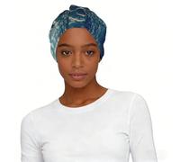 Aircraft Fighter Jets Print Modern Head Wrap for Women Soft Elastic Turban Printed One Size Comfortable